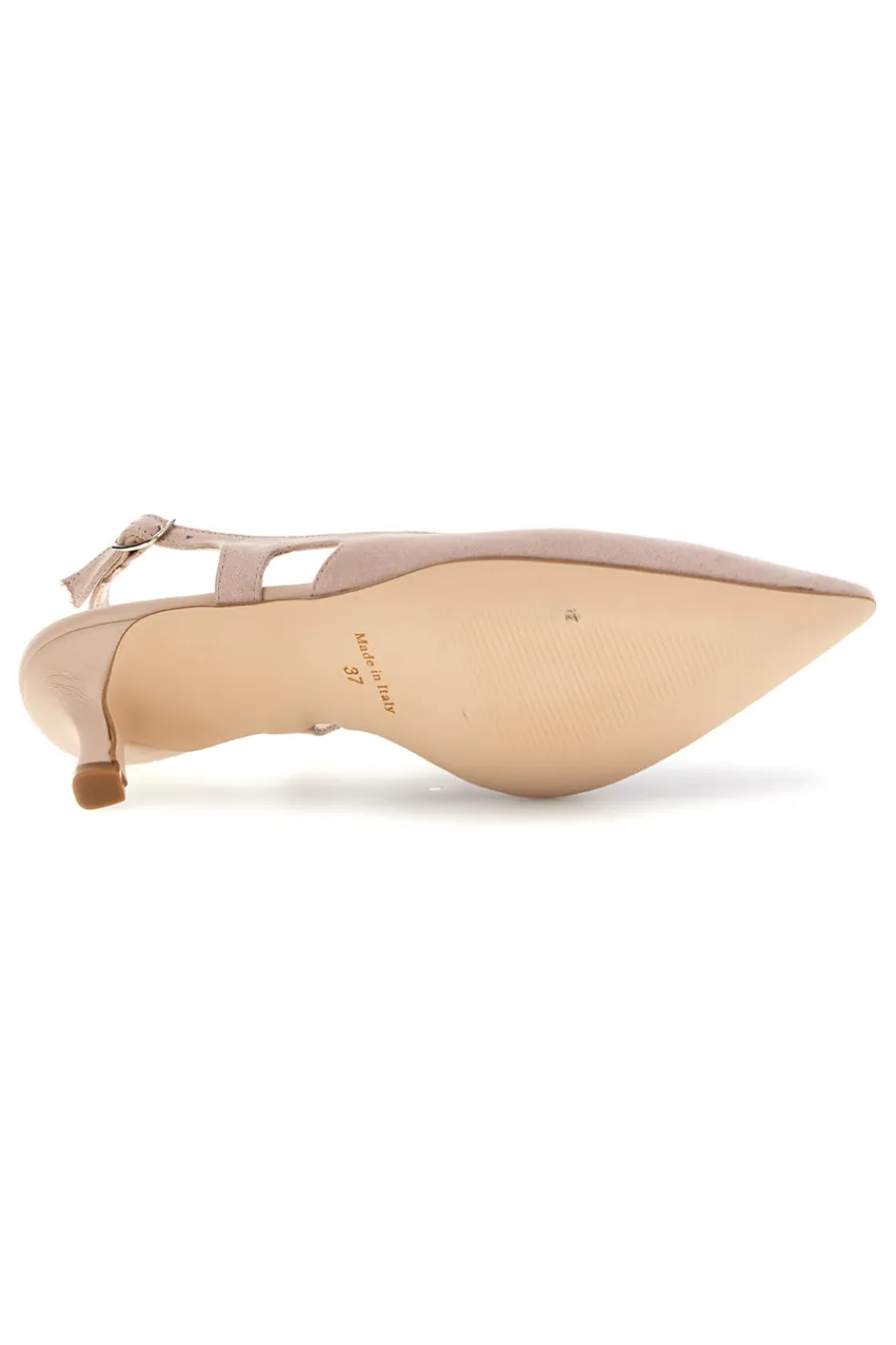 Beige Pumps mit Riemen 3992-PITTARELLO GLAM Hot