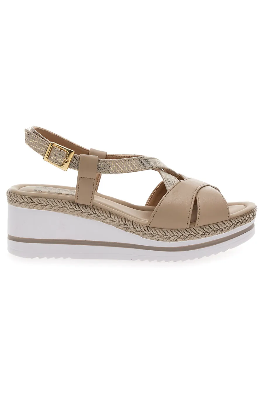 Beige Sandalen mit First-Line-Keilabsatz DC611109-PRIMA RIGA Best