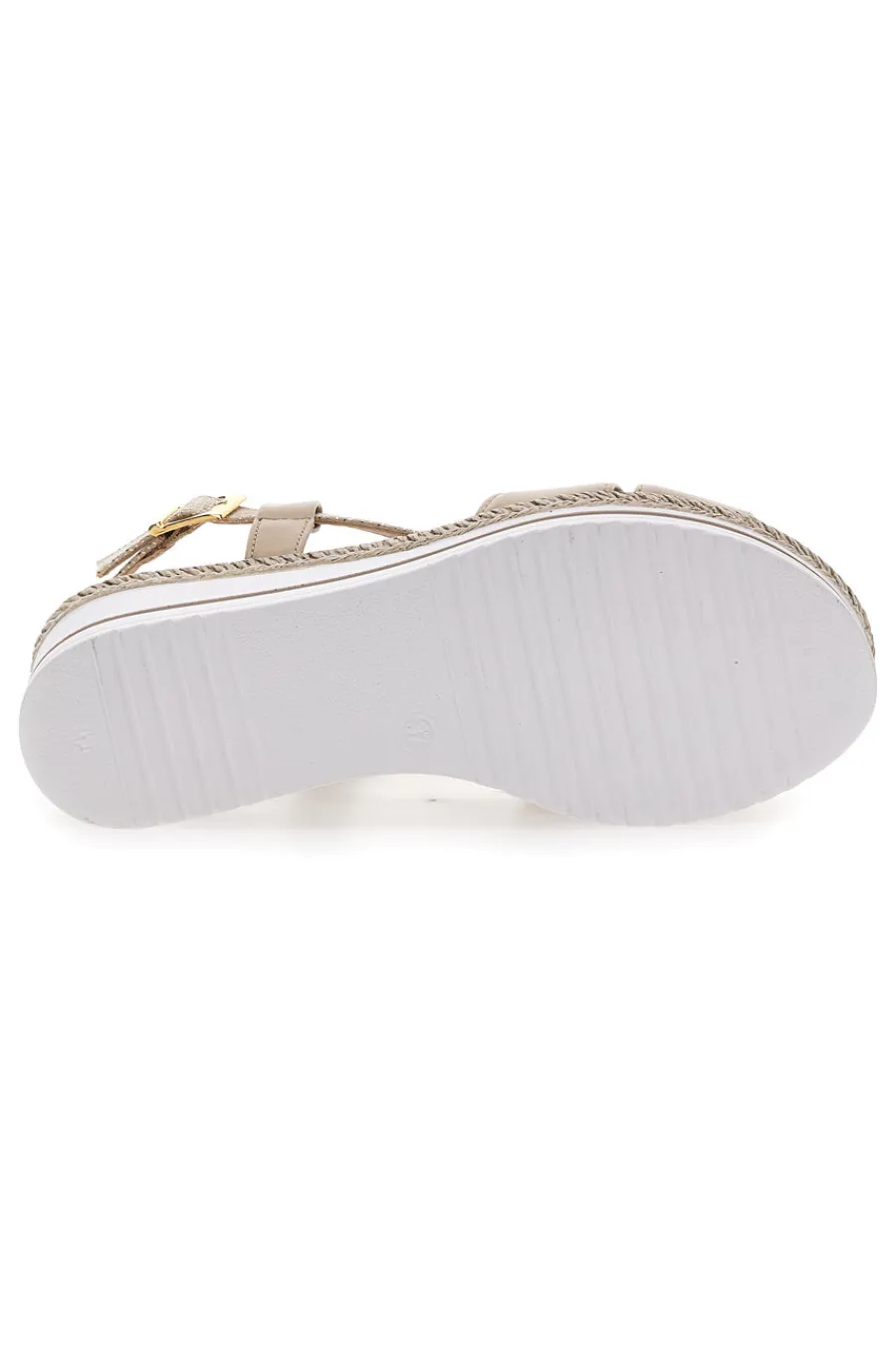 Beige Sandalen mit First-Line-Keilabsatz DC611109-PRIMA RIGA Best