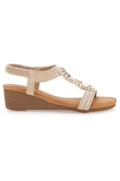 Sandalen mit Keilabsatz 5 cm FT0893-PRIMA RIGA Clearance