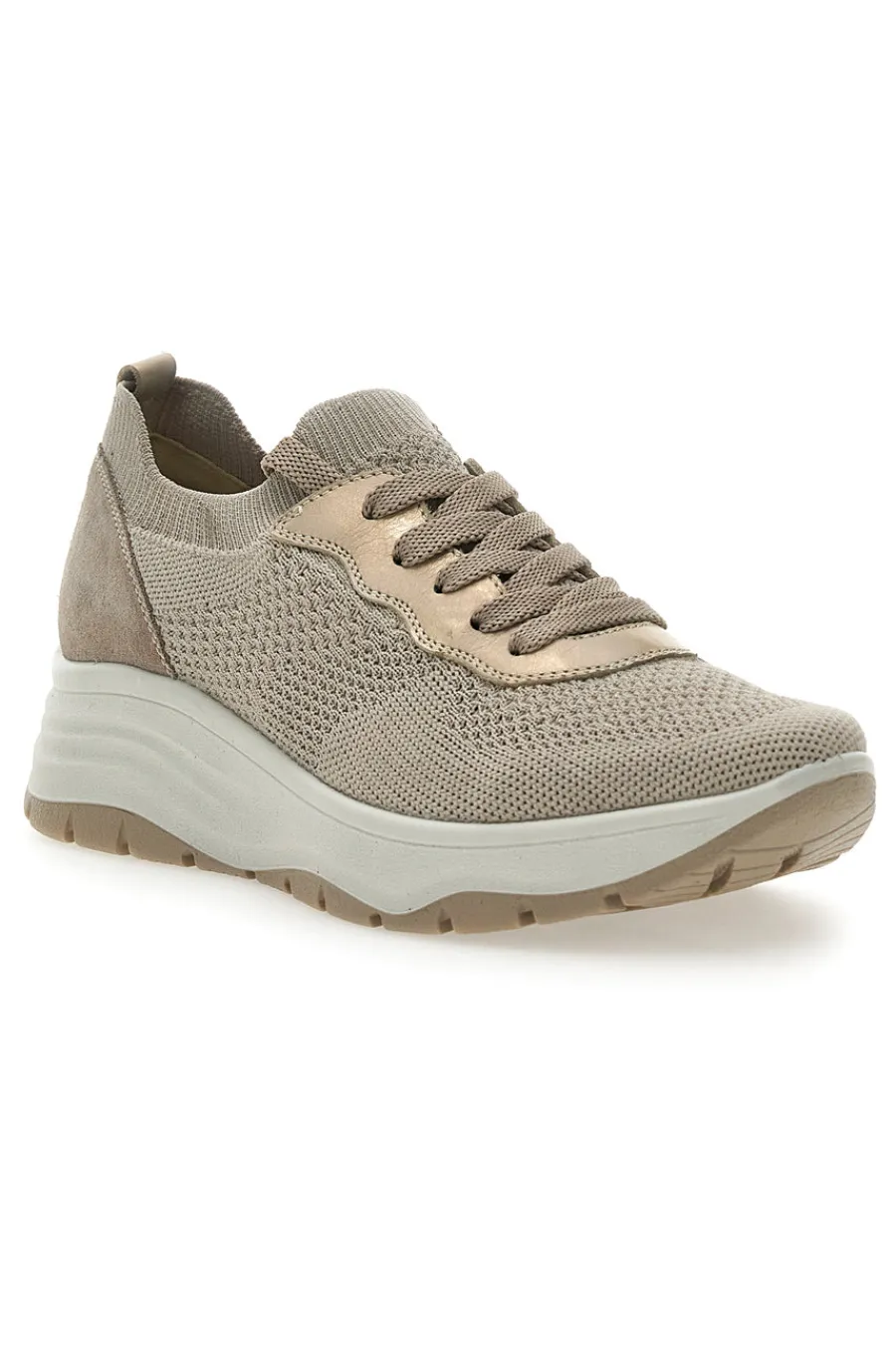 Beige Schnürschuhe Made In Italy 756370350913-IMAC New