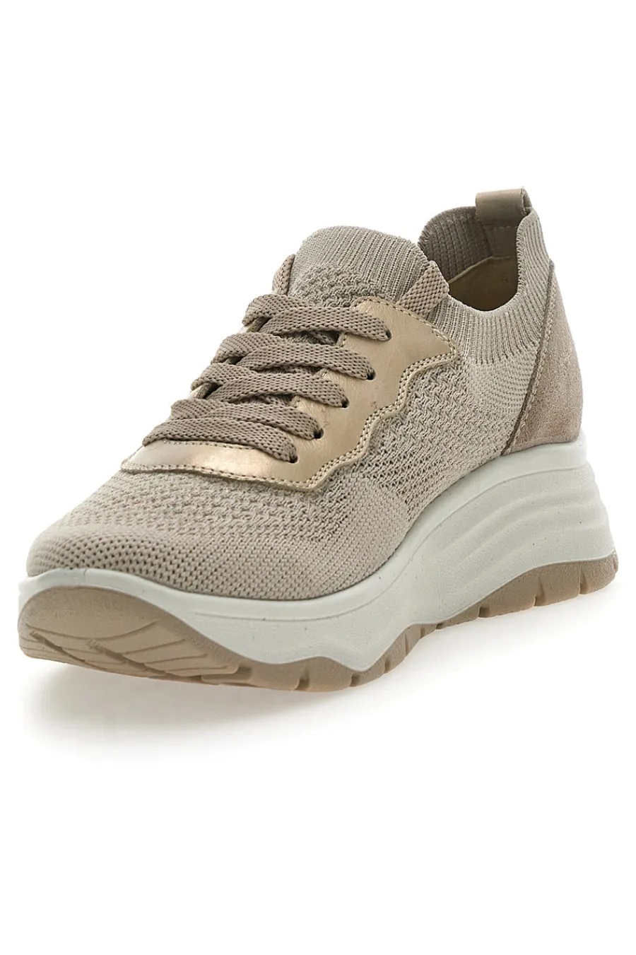 Beige Schnürschuhe Made In Italy 756370350913-IMAC New