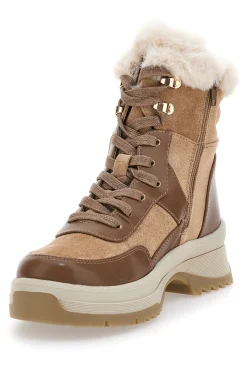 Beige Stiefeletten mit warmer Innenausstattung 15222K17-ALTEMBERG Best