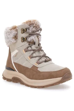 Beige Stiefeletten mit warmem Innenfutter und rutschfester Sohle 24802B08R-RELIFE Discount