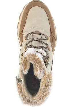 Beige Stiefeletten mit warmem Innenfutter und rutschfester Sohle 24802B08R-RELIFE Discount