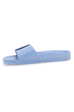 Blaue Hausschuhe mit Maxi-Schnalle 931-2T2L Best