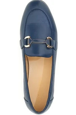 Blaue Mokassins mit Horsebit 50450-MARIELLA BURANI Best