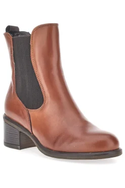 Braune Chelsea-Stiefel 40511-THE FIRST Outlet