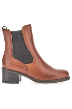Braune Chelsea-Stiefel 40511-THE FIRST Outlet