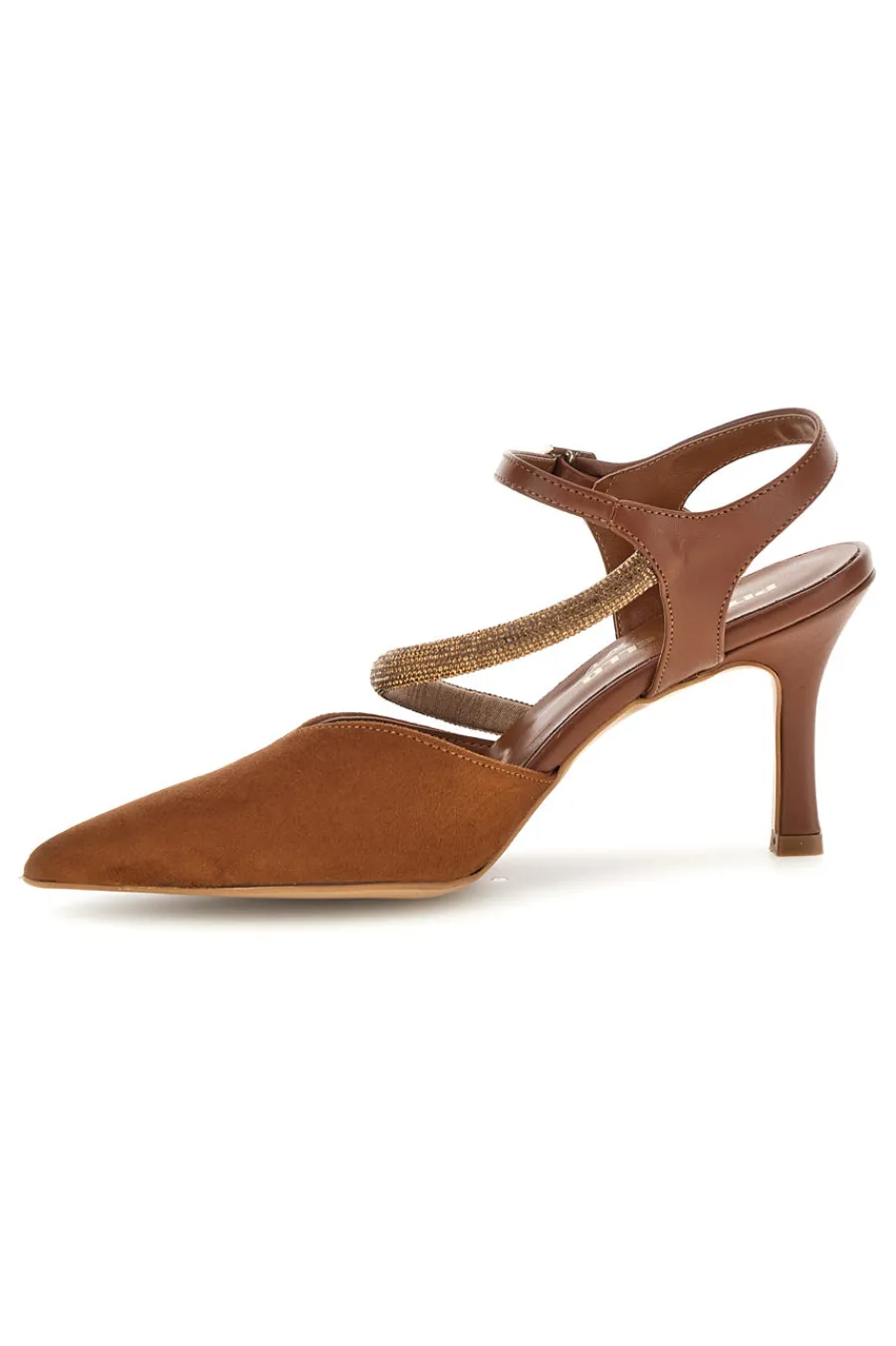 Braune Pumps mit Riemchen 65302-PITTARELLO COUTURE