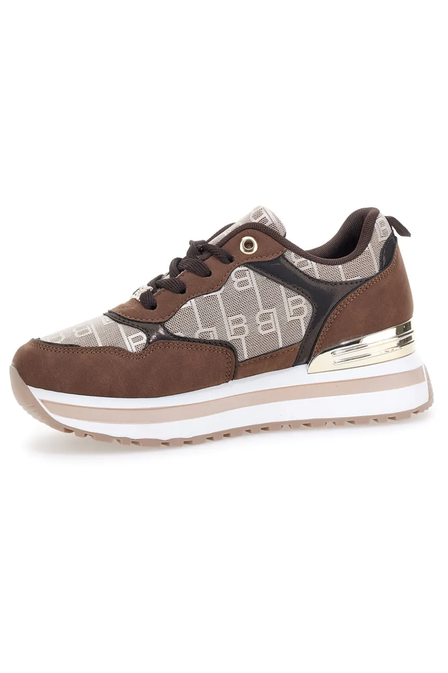 e Sneaker mit 9241 Monogramm-Logo-LAURA BIAGIOTTI Sale