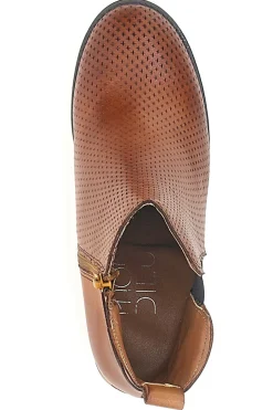 Braune Stiefeletten mit Absatz 301-MON DIEU Clearance