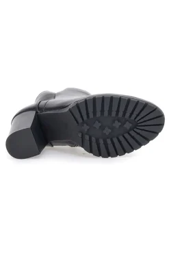 Cafè Cost 16807213 Schwarze Stiefeletten mit breitem Absatz und Profilsohle-CAFÈ COST Clearance