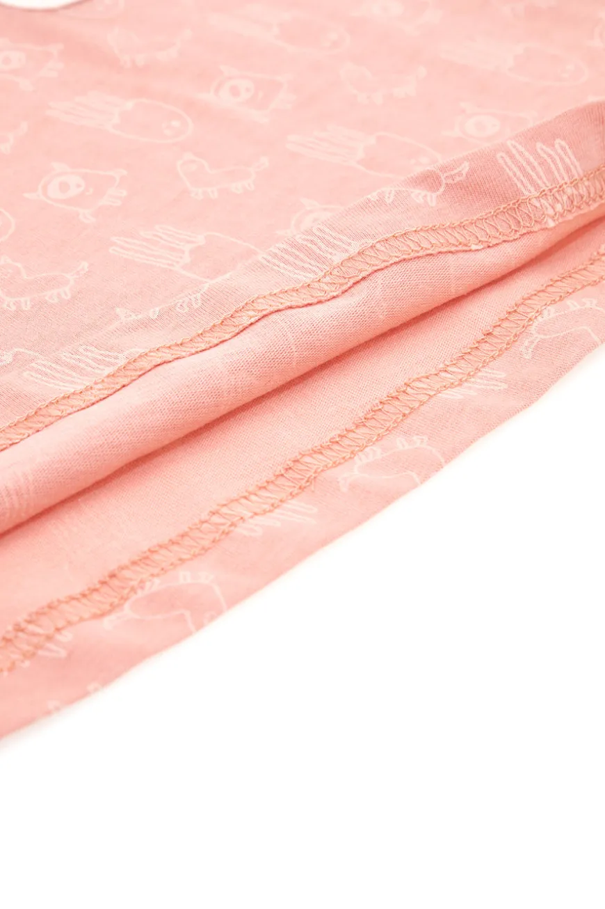 Canotta Con Taschino Rosa Pitt Kids PT-K-T-7033