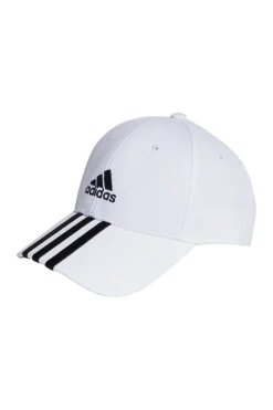 Cappellino Bianco con Frontino Curvo Adidas Baseball 3S Cap