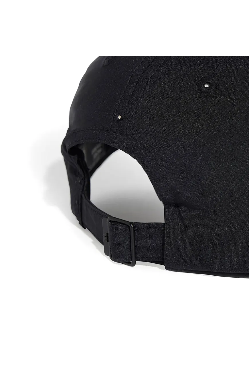 Cappellino nero con visiera curva e logo Adidas JN 6589