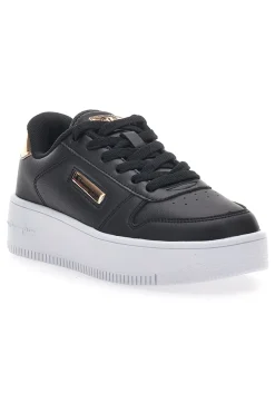 Rebound Plat Metal Black Flatform-Sneaker-CHAMPION Hot
