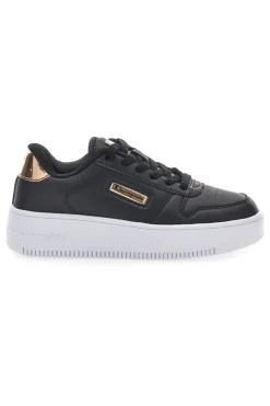 Rebound Plat Metal Black Flatform-Sneaker-CHAMPION Hot