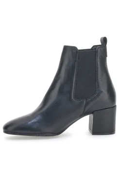 Chelsea Boots con Tacco 44225 Nero Vera Pelle-PITTARELLO GLAM Best