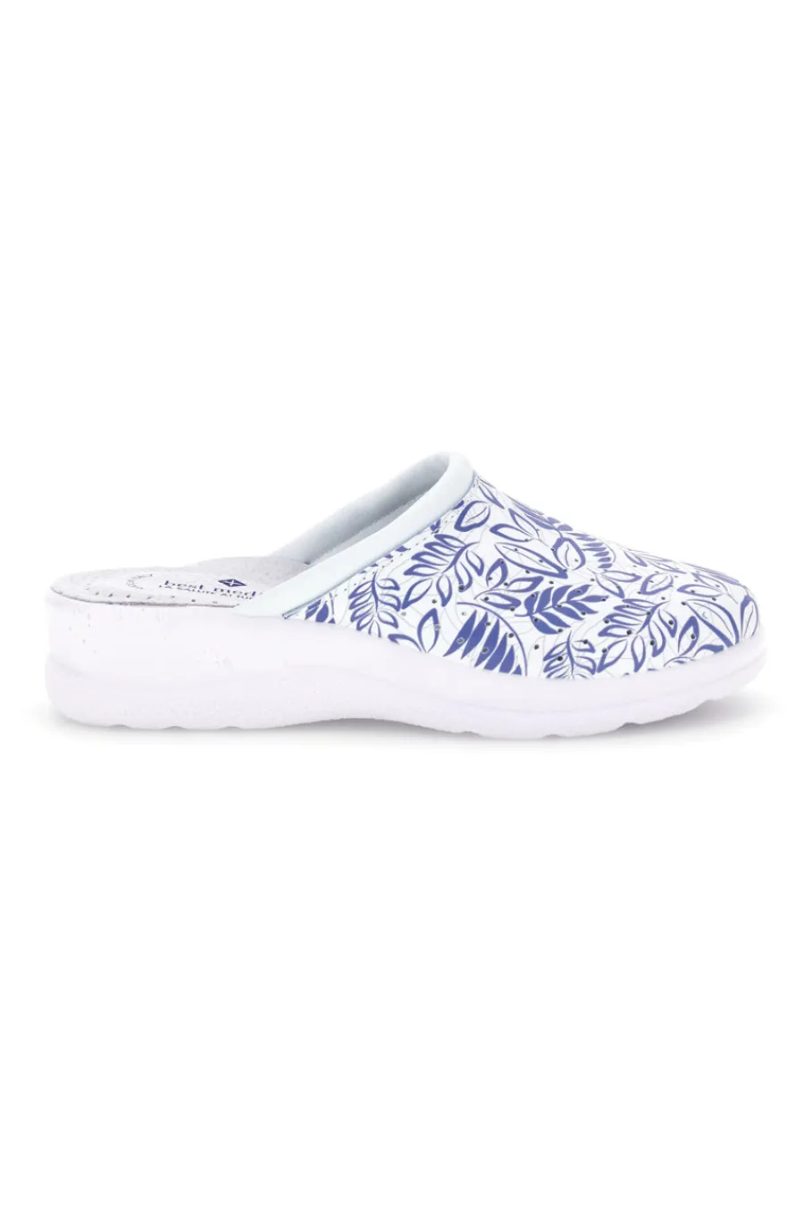 Ciabatta bianca e blu professionale con sottopiede in pelle 2883-BEST MEDICAL Discount