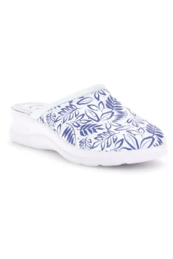 Ciabatta bianca e blu professionale con sottopiede in pelle 2883-BEST MEDICAL Discount