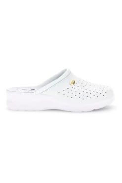 Ciabatta bianca professionale con sottopiede in pelle 2883-BEST MEDICAL Hot