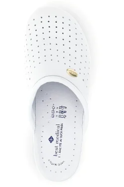 Ciabatta bianca professionale con sottopiede in pelle 2883-BEST MEDICAL Hot