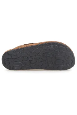 Ciabatte animalier con fibbia in vera pelle Tierra 335A013PR-PITTARELLO TIERRA