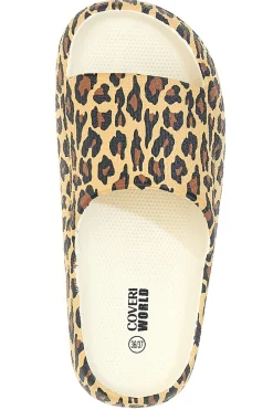 Ciabatte animalier leopardate suola comfort COVERI 24311-COVERI WORLD Sale