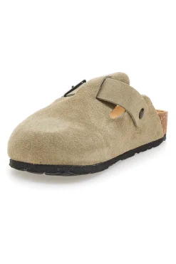 Ciabatte beige chiaro con fibbia in vera pelle PittarelloTierra 335A013PR-PITTARELLO TIERRA New