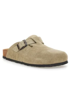 Ciabatte beige chiaro con fibbia in vera pelle PittarelloTierra 335A013PR-PITTARELLO TIERRA New