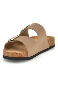 Ciabatte con doppia fascia regolabile Made in Italy in vera pelle S31T823-SUPERGA