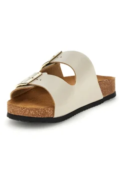 Ciabatte con doppia fascia regolabile Made in Italy in vera pelle S31C731-SUPERGA Best