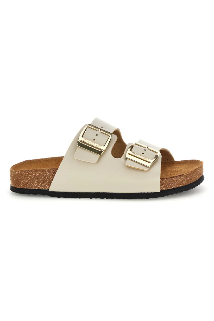 Ciabatte con doppia fascia regolabile Made in Italy in vera pelle S31C731-SUPERGA Best
