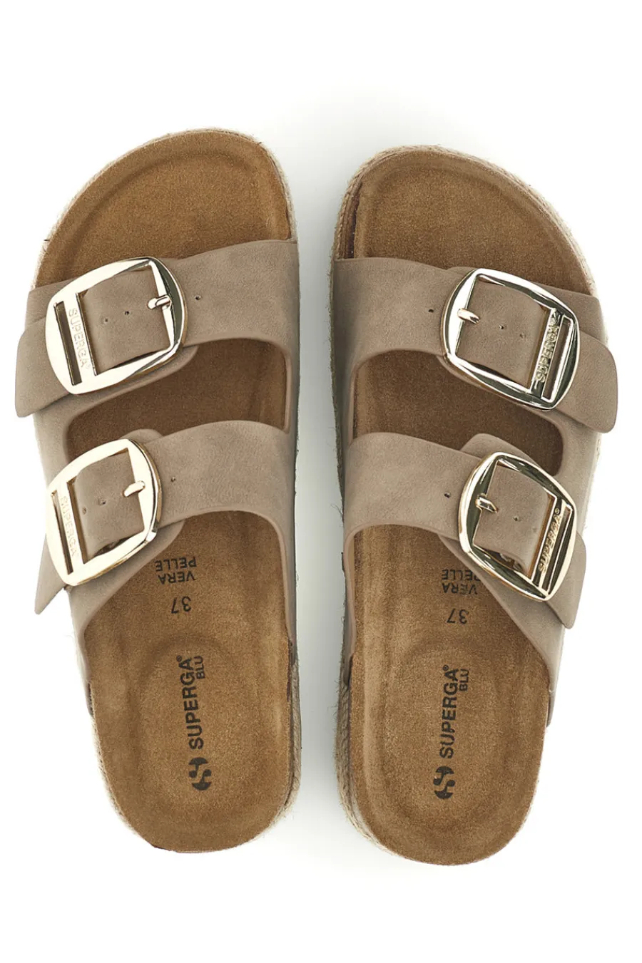 Ciabatte con doppia fascia regolabile e suola platform S11T228.-SUPERGA Online