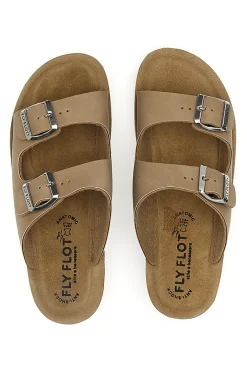 Ciabatte Beige Con Fasce Regolabili 42644-FLY FLOT Hot