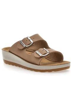 Ciabatte Beige Con Fasce Regolabili 42644-FLY FLOT Hot