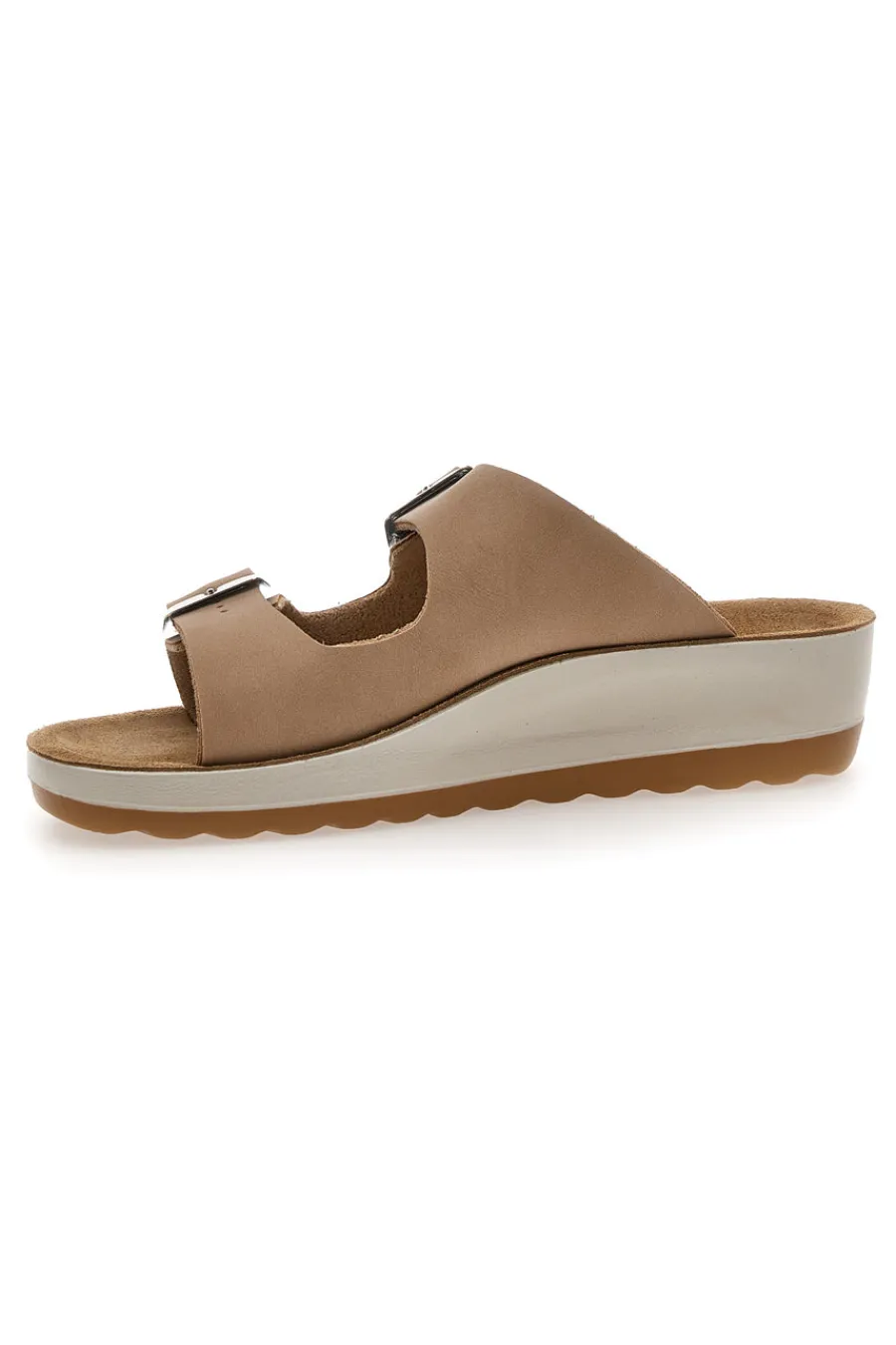 Ciabatte Beige Con Fasce Regolabili 42644-FLY FLOT Hot