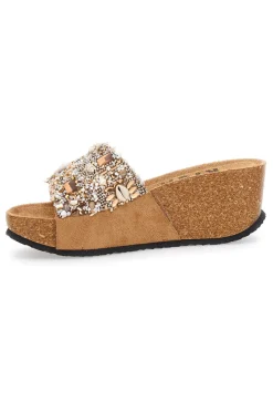 Ciabatte Beige Con Pietre e Conchiglie 14229-PRIMA RIGA Online