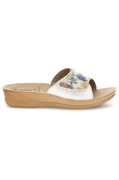 Ciabatte Beige Floreali 68 VR-INBLU Discount