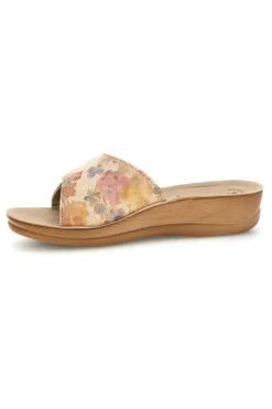 Ciabatte Beige Floreali 68 VR-INBLU Clearance