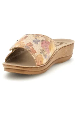 Ciabatte Beige Floreali 68 VR-INBLU Clearance