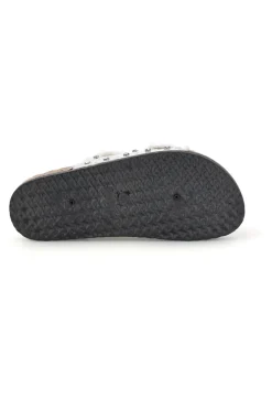 Ciabatte Bianche con borchie e brillantini Me & me 12502-ME u0026 ME Clearance