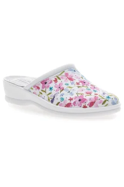 Ciabatte Bianche Con Decorazione Floreale 820002-LE SOFT Sale