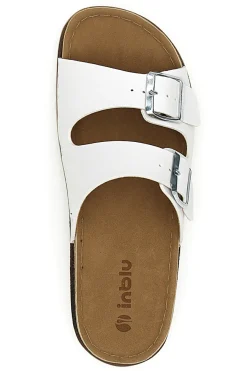 Ciabatte Bianche con Doppia Fascia e Plantare Preformato 07 NB-INBLU Best
