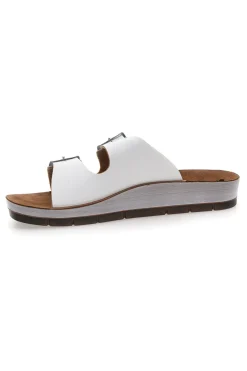 Ciabatte Bianche con Fibbie 42 CP-INBLU Best