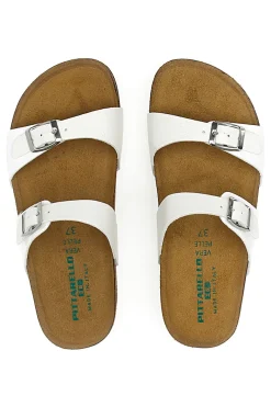 Ciabatte Bianche con Fibbie 335006-PITTARELLO ECO Online