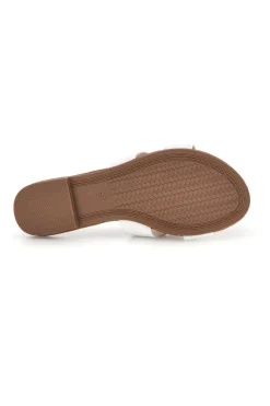 Ciabatte bianche con morsetto PREA1310-THE FIRST CHIC Sale