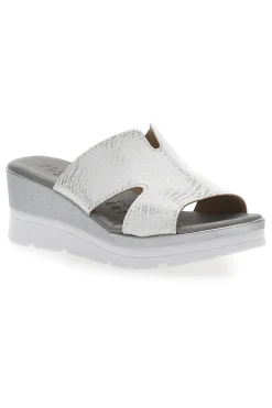 Ciabatte Bianche Con Platform 11071242-PLOCADI Outlet