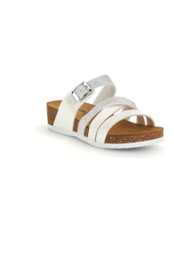 Ciabatte bianche con sottopiede in pelle 293A410SR-PITTARELLO ECO Sale